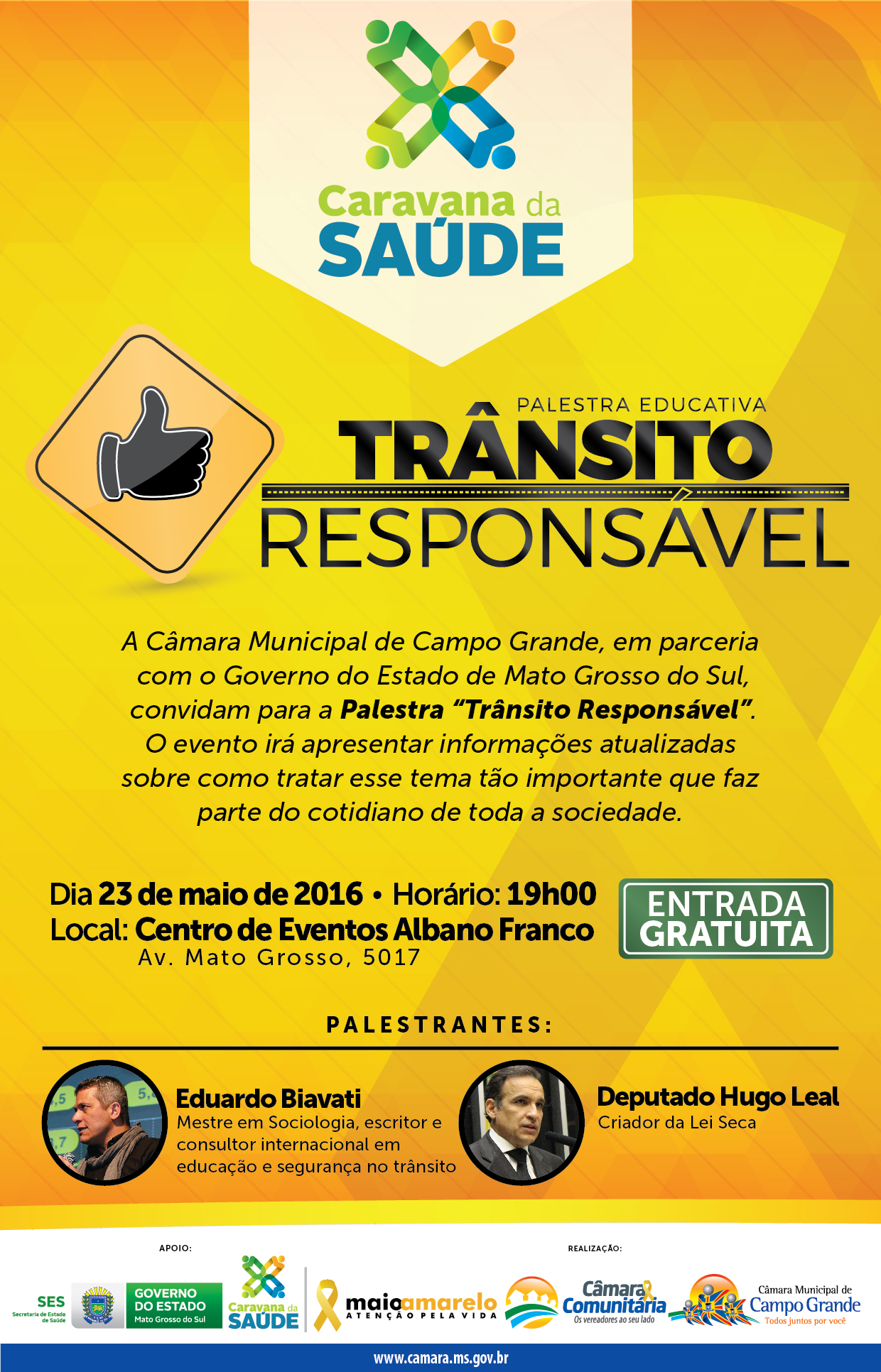 Eduardo Biavati, palestra educativa TRANSITO RESPONSÁVEL.