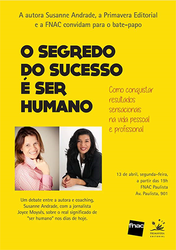 Debate entre a escritora Susanne Andrade e a jornalista Joyce Moysés