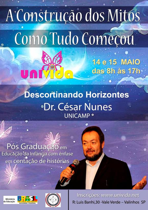 Suzana Montauriol, Evento da UNIVIDA, 14 e 15 de maio, em Valinhos, SP