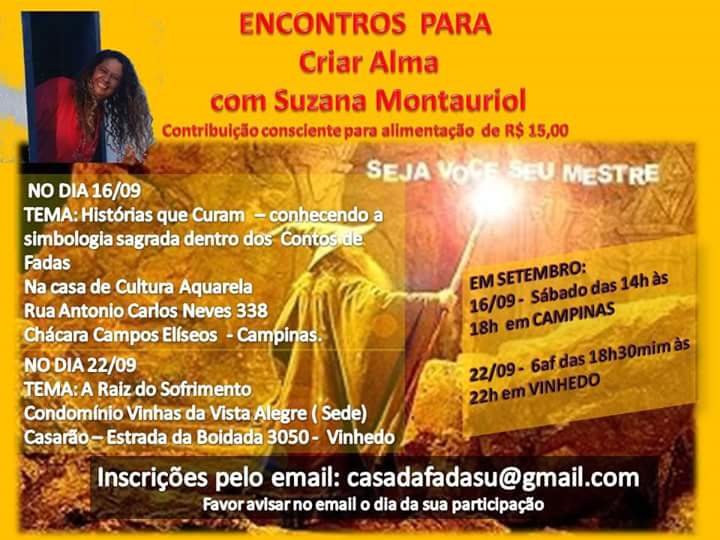 Encontros para Criar Alma com Suzana Montauriol