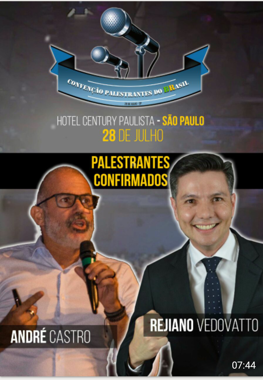 Palestrante Andre Castro – 1° Convenção dos Palestrantes do Brasil