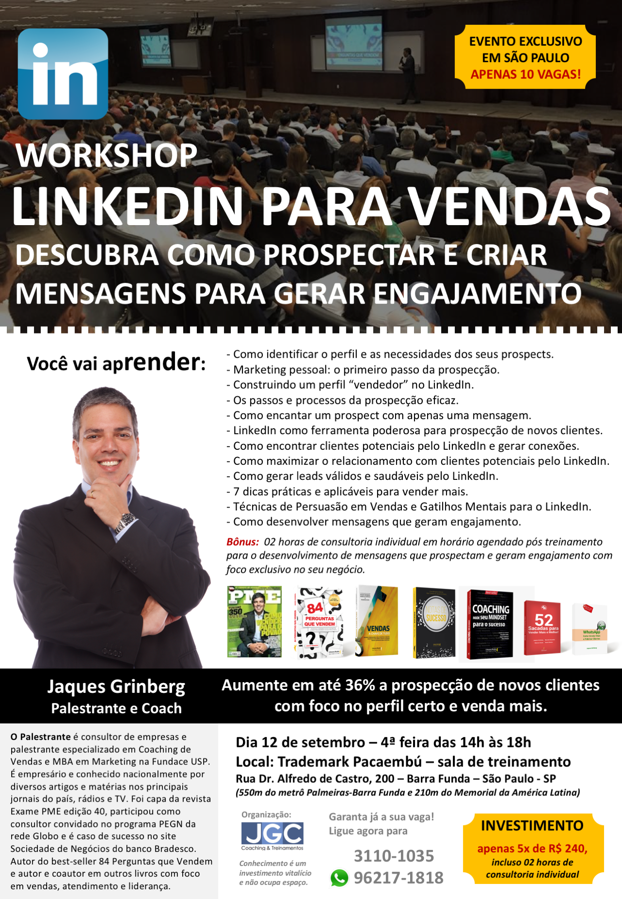 Jaques Grinberg – Linkedin para Vendas: descubra como prospectar novos clientes