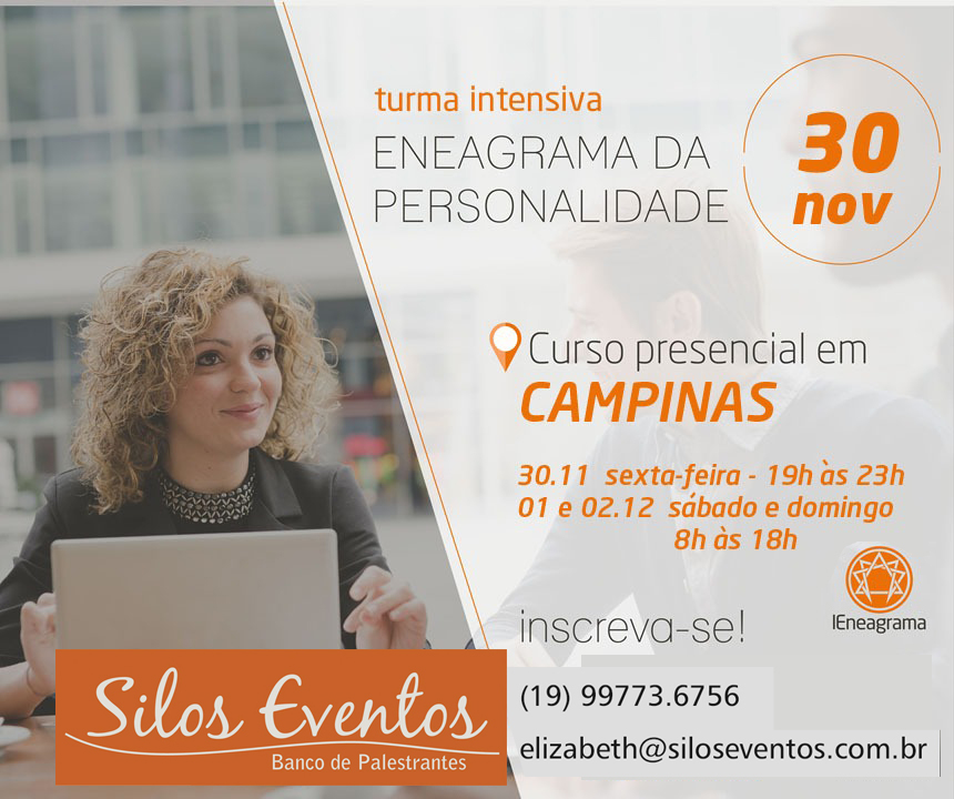 ENEAGRAMA DA PERSONALIDADE – CAMPINAS – 30 NOV